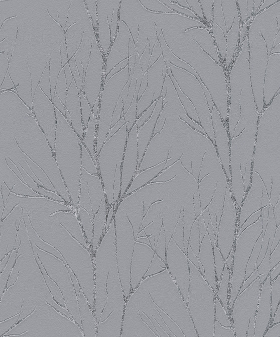 Advantage Diani Pewter Metallic Tree Wallpaper Bali Covers about 57.8 square feet 21-in by 33-ft long roll Unpasted 25.2 - My Fabric Connection -