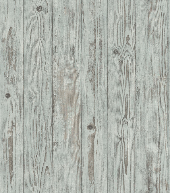 Advantage Albright Light Blue Weathered Oak Panels Wallpaper Beyond Textures Covers about 57.8 square feet Germany Unpasted No repeat, random match 21-in by 33-ft long roll - My Fabric Connection -
