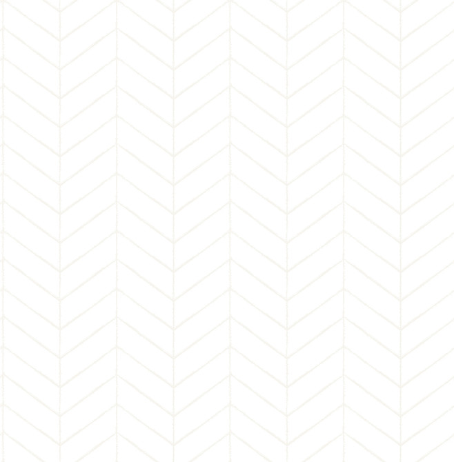 Chesapeake Bison Off White Herringbone Wallpaper Birch & Sparrow Covers about 56.4 square feet Great Britain Prepasted 20.9-in repeat, straight match 20.5-in by 33-ft long roll - My Fabric Connection -