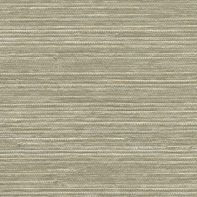 Kenneth James Tagum Grey Grasscloth Wallpaper Canton Road Covers about 72 square feet South Korea Unpasted No repeat, random match 36-in by 24-ft long roll - My Fabric Connection -