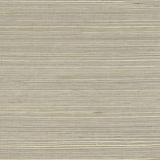 Kenneth James Quing Taupe Sisal Grasscloth Wallpaper Canton Road Covers about 72 square feet China Unpasted No repeat, random match 36-in by 24-ft long roll - My Fabric Connection -