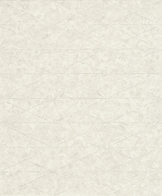Advantage Seth White Triangle Wallpaper Concrete Covers about 57.5 square feet Germany Unpasted 5.9-in repeat, drop match 20.9-in by 33-ft long roll - My Fabric Connection -