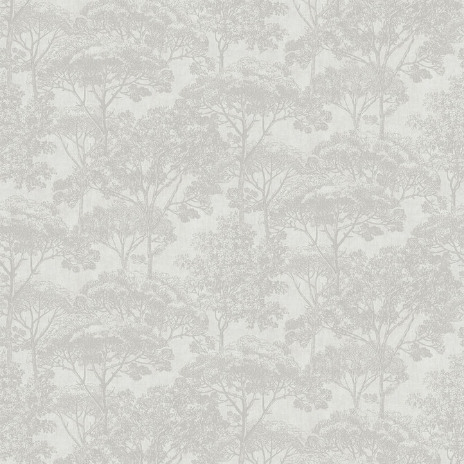 Advantage Teatro White Trees Wallpaper Cuba Covers about 57.5 square feet 20.9-in by 33-ft long roll Unpasted 25.2 - My Fabric Connection -