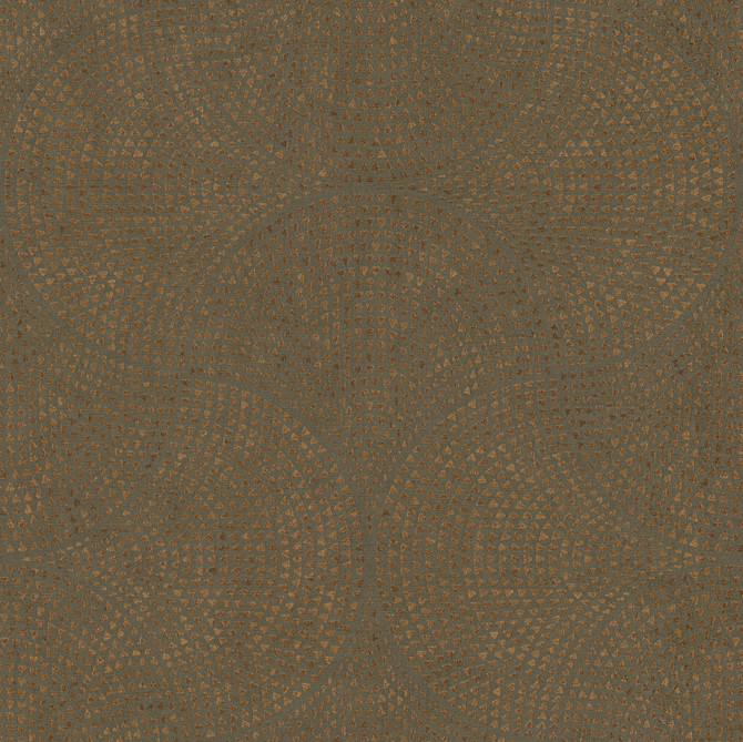Advantage Bel Air Copper Fan Wallpaper Cuba Covers about 57.5 square feet Germany Unpasted 20.9-in repeat, straight match 20.9-in by 33-ft long roll - My Fabric Connection -