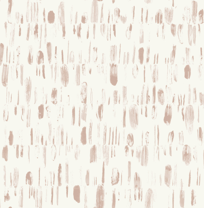 A-Street Prints Dwell Pink Brushstrokes Wallpaper Daylight Covers about 56.4 square feet United States Unpasted 21-in repeat, straight match 20.5-in by 33-ft long roll - My Fabric Connection -
