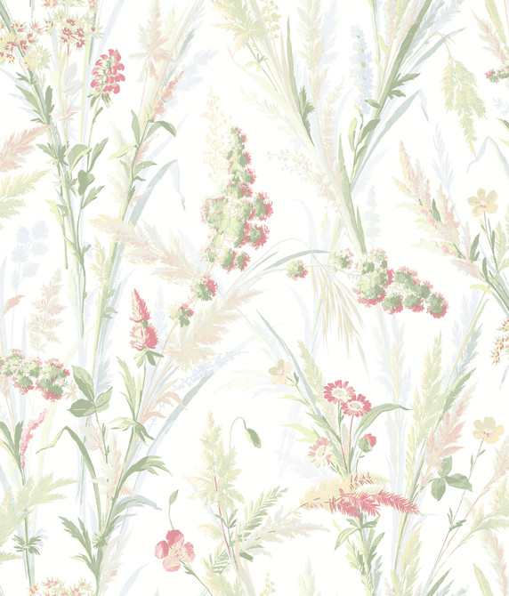 Chesapeake Hillaire Green Meadow Wallpaper Delphine Covers about 56.4 square feet United States Prepasted 24-in repeat, half drop match 20.5-in by 33-ft long roll - My Fabric Connection - Chesapeake Hillaire Green Meadow Wallpaper Delphine Covers about 56.4 square feet United States Prepasted 24-in repeat, half drop match 20.5-in by 33-ft long roll - My Fabric Connection -