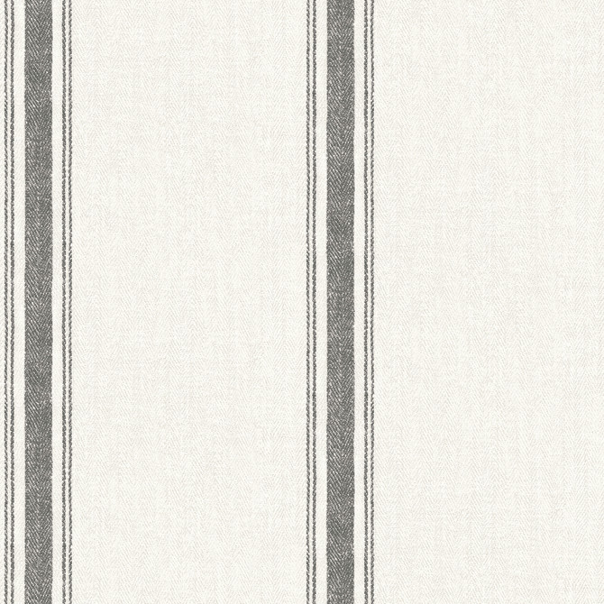 Chesapeake Linette Black Fabric Stripe Wallpaper Delphine Covers about 56.4 square feet United States Prepasted 20.5-in repeat, straight match 20.5-in by 33-ft long roll - My Fabric Connection - Chesapeake Linette Black Fabric Stripe Wallpaper Delphine Covers about 56.4 square feet United States Prepasted 20.5-in repeat, straight match 20.5-in by 33-ft long roll - My Fabric Connection -