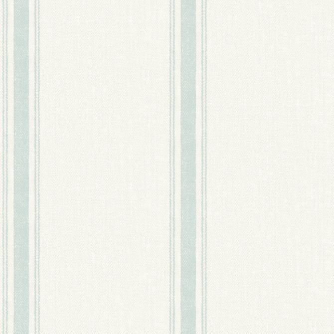 Chesapeake Linette Seafoam Fabric Stripe Wallpaper Delphine Covers about 56.4 square feet United States Prepasted 20.5-in repeat, straight match 20.5-in by 33-ft long roll - My Fabric Connection -