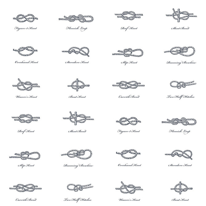 ESTA Home Marius Off White Sailors Knots Wallpaper Design Department Covers about 56.4 square feet Netherlands Unpasted 20.9-in repeat, straight match 20.5-in by 33-ft long roll - My Fabric Connection - ESTA Home Marius Off White Sailors Knots Wallpaper Design Department Covers about 56.4 square feet Netherlands Unpasted 20.9-in repeat, straight match 20.5-in by 33-ft long roll - My Fabric Connection -