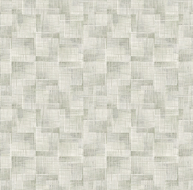 A-Street Prints Ting Sage Abstract Woven Wallpaper Dimensions Covers about 60.8 square feet China Unpasted 27-in repeat, straight match 27-in by 27-ft long roll - My Fabric Connection -
