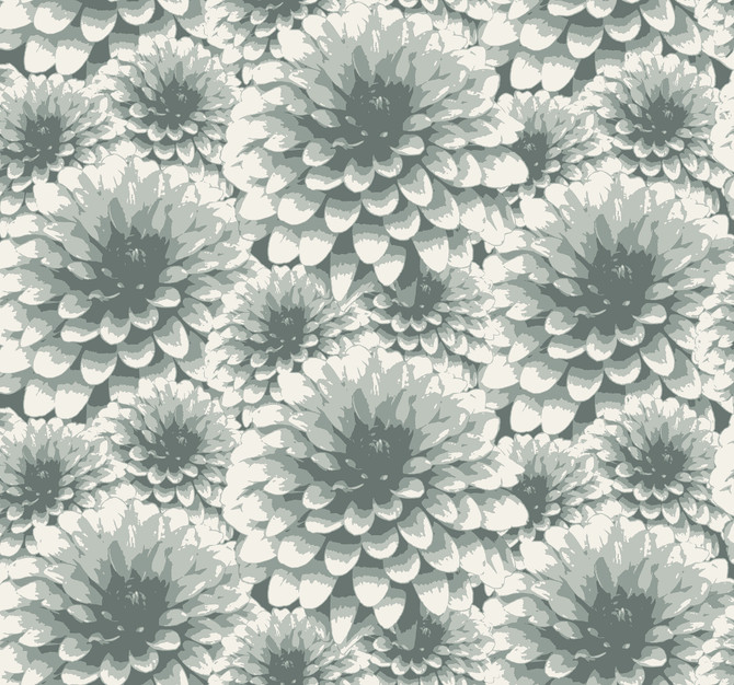 A-Street Prints Umbra Teal Floral Wallpaper Equinox Covers about 60.8 square feet Great Britain Unpasted 12.6-in repeat, drop match 27-in by 27-ft long roll - My Fabric Connection -