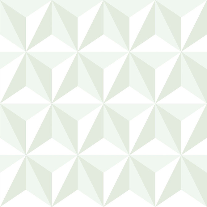 Chesapeake Adella Sage Geometric Wallpaper Fable Covers about 57.5 square feet Netherlands Unpasted 10.4-in repeat, straight match 20.9-in by 33-ft long roll - My Fabric Connection -