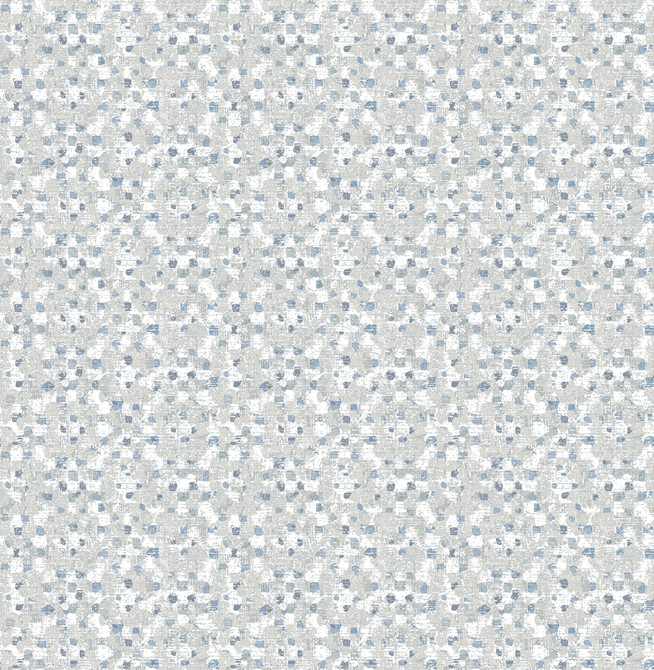 A-Street Prints Tia Light Blue Texture Wallpaper Folklore Covers about 56.4 square feet Great Britain Unpasted 6.93-in repeat, straight match 20.5-in by 33-ft long roll - My Fabric Connection -