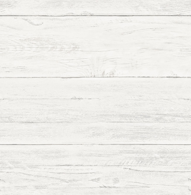 Brewster Adair White Shiplap Wallpaper Fresh Start Kitchen & Bath Covers about 56.4 square feet Great Britain Unpasted 20.9-in repeat, straight match 20.5-in by 33-ft long roll - My Fabric Connection -
