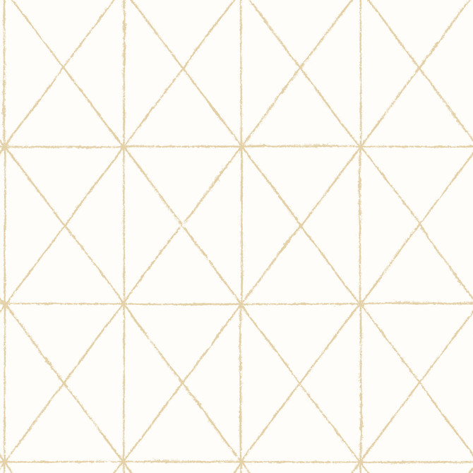 Brewster Intersection Gold Diamond Wallpaper Fresh Start Kitchen & Bath Covers about 56.4 square feet 20.5-in by 33-ft long roll Unpasted 20.5 - My Fabric Connection -