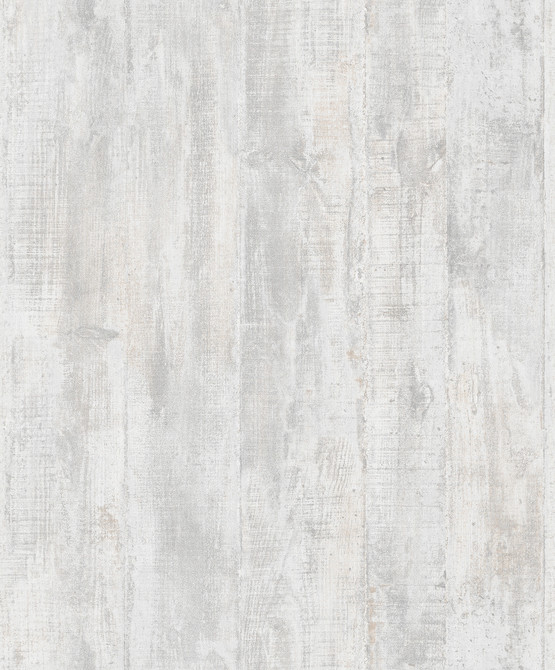 Advantage Huck Light Grey Weathered Wood Plank Wallpaper Geo & Textures Covers about 57.5 square feet France Unpasted No repeat, random match 20.9-in by 33-ft long roll - My Fabric Connection -