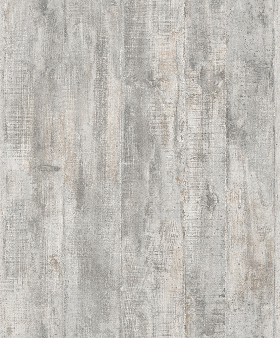 Advantage Huck Grey Weathered Wood Plank Wallpaper Geo & Textures Covers about 57.5 square feet France Unpasted No repeat, random match 20.9-in by 33-ft long roll - My Fabric Connection -