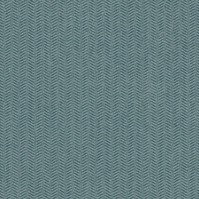 Advantage Jude Teal Woven Waves Wallpaper Geo & Textures Covers about 57.5 square feet France Unpasted 10.5-in repeat, drop match 20.9-in by 33-ft long roll - My Fabric Connection -