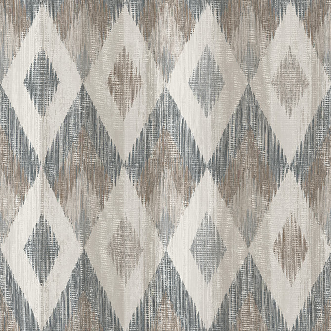 Advantage Ace Wheat Diamond Wallpaper Geo & Textures Covers about 57.5 square feet France Unpasted 20.9-in repeat, straight match 20.9-in by 33-ft long roll - My Fabric Connection -