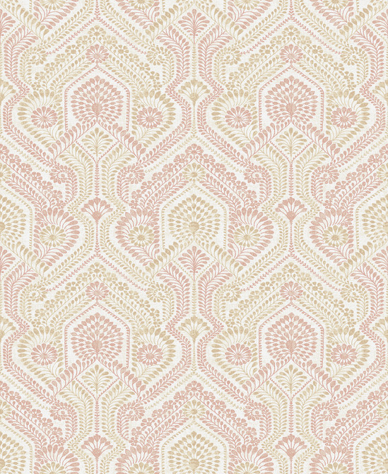 A-Street Prints Fernback Pink Ornate Botanical Wallpaper Georgia Covers about 56.4 square feet Great Britain Unpasted 12.6-in repeat, straight match 20.5-in by 33-ft long roll - My Fabric Connection - A-Street Prints Fernback Pink Ornate Botanical Wallpaper Georgia Covers about 56.4 square feet Great Britain Unpasted 12.6-in repeat, straight match 20.5-in by 33-ft long roll - My Fabric Connection -