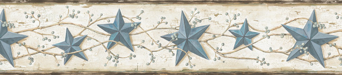 Chesapeake Blue Heritage Tin Star Wallpaper Homestead Covers about 7.5 square feet United States Prepasted Frame the room with this lovely border 6-in by 15-ft long roll - My Fabric Connection - Chesapeake Blue Heritage Tin Star Wallpaper Homestead Covers about 7.5 square feet United States Prepasted Frame the room with this lovely border 6-in by 15-ft long roll - My Fabric Connection -