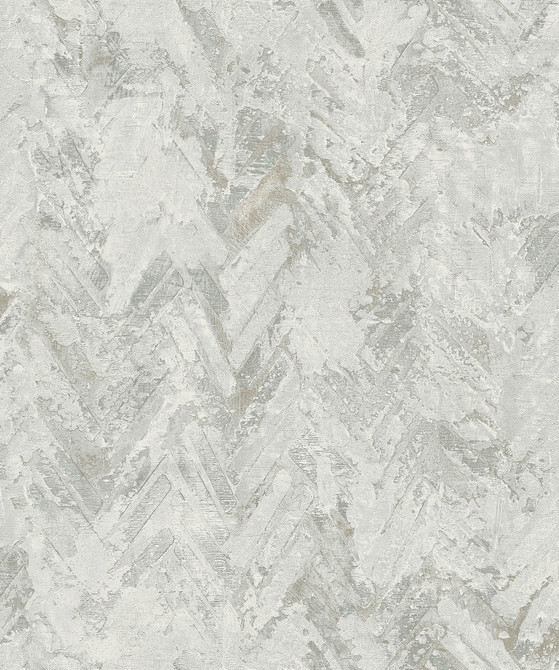 A-Street Prints Amesemi Light Grey Distressed Herringbone Wallpaper Lumina Covers about 57.8 square feet China Unpasted 12.6-in repeat, drop match 21-in by 33-ft long roll - My Fabric Connection -