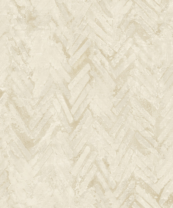 A-Street Prints Amesemi Cream Distressed Herringbone Wallpaper Lumina Covers about 57.8 square feet 21-in by 33-ft long roll Unpasted 12.6 - My Fabric Connection -