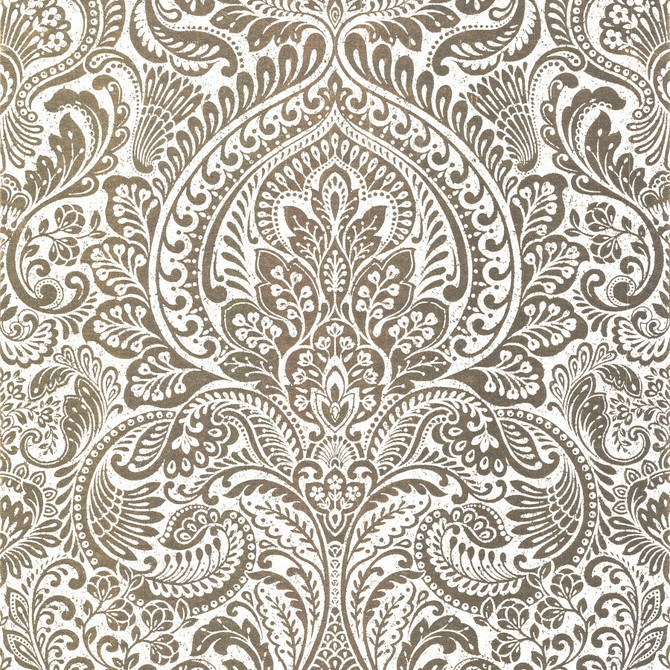 A-Street Prints Artemis Gold Floral Damask Wallpaper Lustre Covers about 57.5 square feet China Unpasted 25.2-in repeat, straight match 20.9-in by 33-ft long roll - My Fabric Connection -