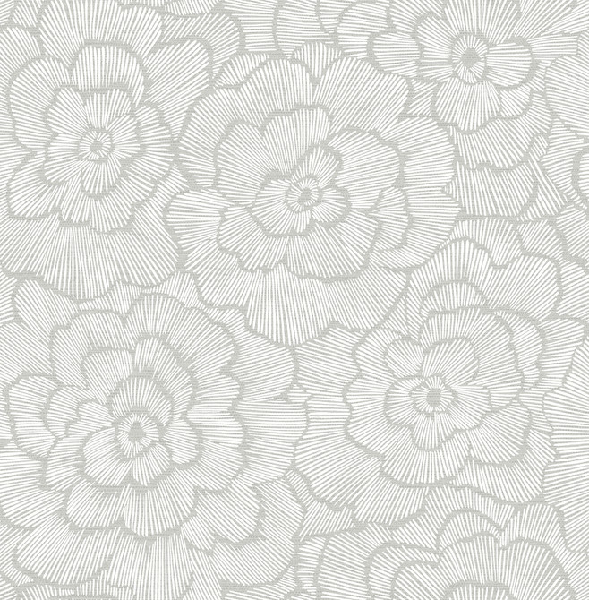 A-Street Prints Periwinkle Light Grey Textured Floral Wallpaper Pacifica Covers about 56.4 square feet Great Britain Unpasted 10.4-in repeat, drop match 20.5-in by 33-ft long roll - My Fabric Connection - A-Street Prints Periwinkle Light Grey Textured Floral Wallpaper Pacifica Covers about 56.4 square feet Great Britain Unpasted 10.4-in repeat, drop match 20.5-in by 33-ft long roll - My Fabric Connection -