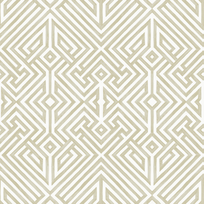 A-Street Prints Lyon Gold Geometric Key Wallpaper Middleton Covers about 56.4 square feet 20.5-in by 33-ft long roll Unpasted 20.9 - My Fabric Connection -