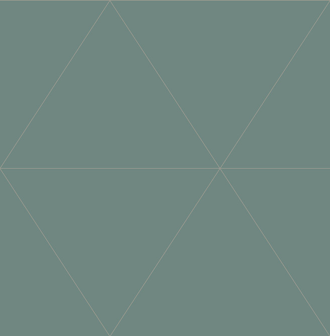 A-Street Prints Twilight Green Geometric Wallpaper Moonlight Covers about 56.4 square feet Great Britain Unpasted 10.4-in repeat, drop match 20.5-in by 33-ft long roll - My Fabric Connection -