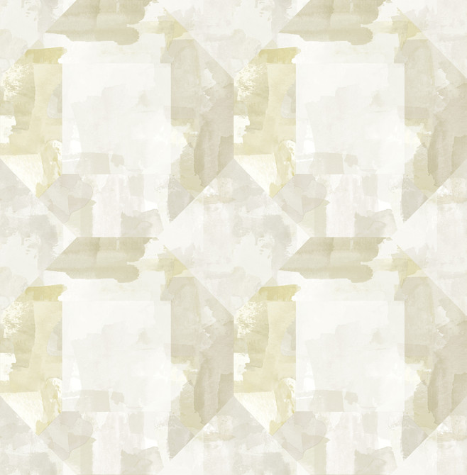 A-Street Prints Perrin Olive Gem Geometric Wallpaper Mylos Covers about 56.4 square feet 20.5-in by 33-ft long roll Unpasted 20.9 - My Fabric Connection -
