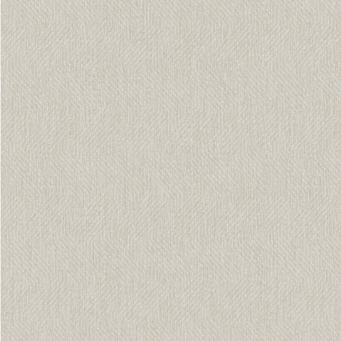 Advantage Elbert Cream Zig Zag Wallpaper Passport Covers about 57.5 square feet France Unpasted 25.2-in repeat, straight match 20.9-in by 33-ft long roll - My Fabric Connection -