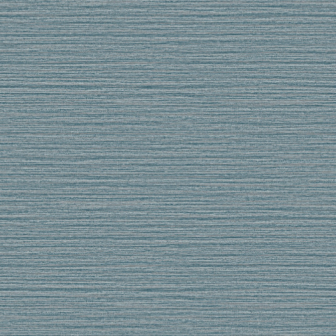 Advantage Hazen Blue Shimmer Stripe Wallpaper Perfect Plains Covers about 57.5 square feet China Unpasted 12.6-in repeat, drop match 20.9-in by 33-ft long roll - My Fabric Connection -