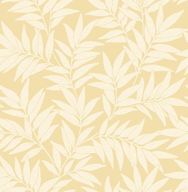 A-Street Prints Morris Yellow Leaf Wallpaper Revival Covers about 56.4 square feet Great Britain Unpasted 20.9-in repeat, straight match 20.5-in by 33-ft long roll - My Fabric Connection - A-Street Prints Morris Yellow Leaf Wallpaper Revival Covers about 56.4 square feet Great Britain Unpasted 20.9-in repeat, straight match 20.5-in by 33-ft long roll - My Fabric Connection -