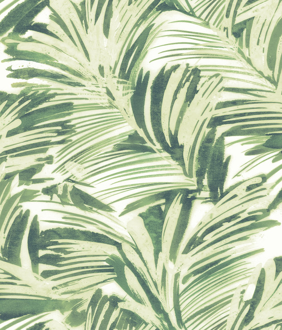 Chesapeake Chaparral Green Fronds Wallpaper Sanibel Covers about 56.4 square feet 20.5-in by 33-ft long roll Prepasted 24 - My Fabric Connection -