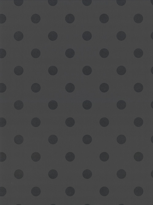 Lucky Day Debra Grey Matte Polka Dot Wallpaper Super Value Program Covers about 57.8 square feet Netherlands Unpasted 1.64-in repeat, straight match 21-in by 33-ft long roll - My Fabric Connection -