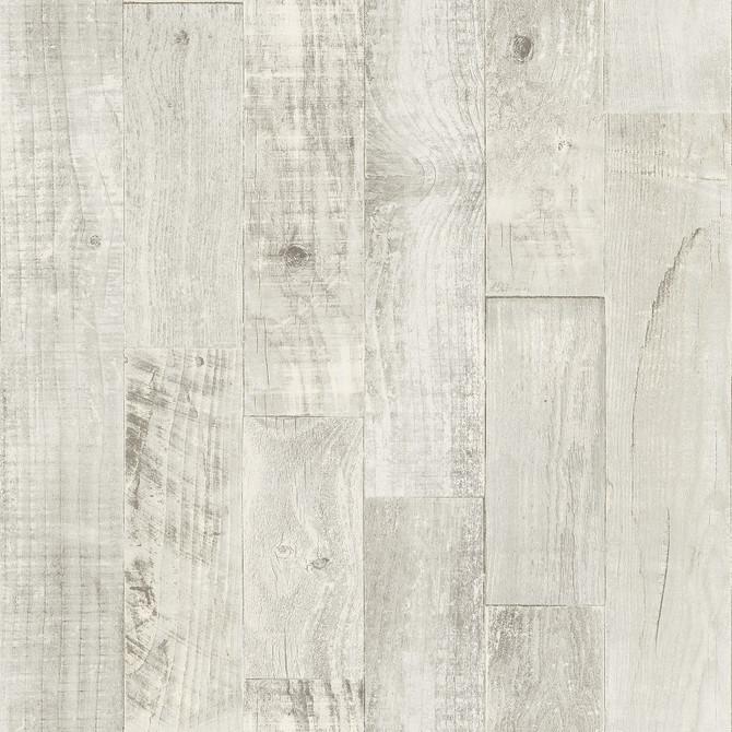 Chesapeake Chebacco Grey Wood Planks Wallpaper Thoreau Covers about 56.4 square feet United States Prepasted 20.5-in repeat, half drop match 20.5-in by 33-ft long roll - My Fabric Connection -