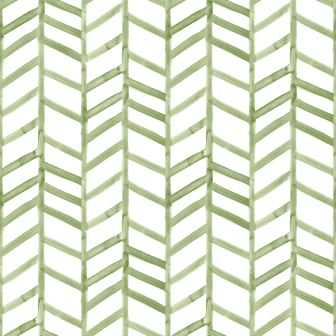 Chesapeake Fletching Green Geometric Wallpaper Thoreau Covers about 56.4 square feet 20.5-in by 33-ft long roll Prepasted 20.5 - My Fabric Connection -