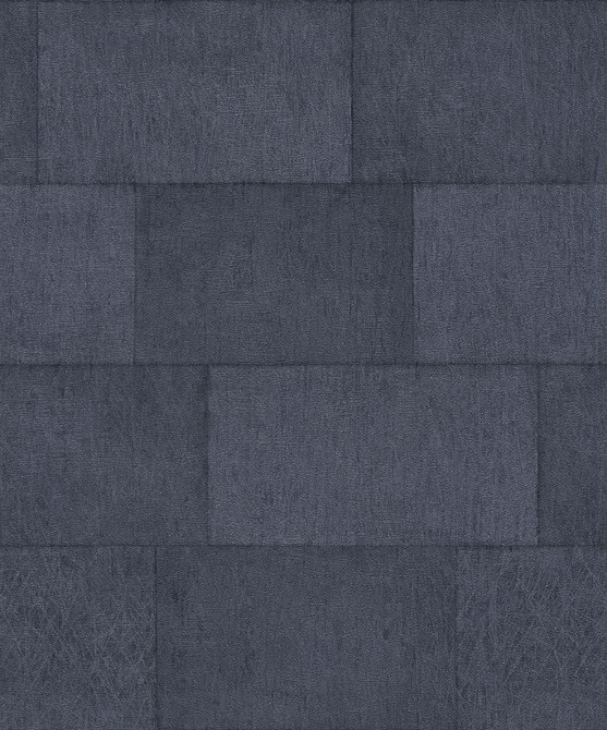 Advantage Lyell Dark Blue Stone Wallpaper Titanium Covers about 57.5 square feet Germany Unpasted 25.2-in repeat, straight match 20.9-in by 33-ft long roll - My Fabric Connection -