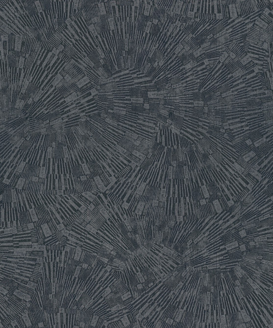 Advantage Agassiz Dark Grey Burst Wallpaper Titanium Covers about 57.5 square feet Germany Unpasted 25.2-in repeat, straight match 20.9-in by 33-ft long roll - My Fabric Connection -