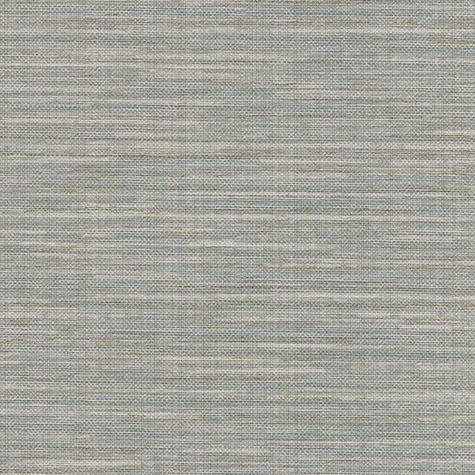 Warner Bay Grey Linen Texture Wallpaper Warner Grasscloth Resource Covers about 60.8 square feet United States Unpasted No repeat, random match 27-in by 27-ft long roll - My Fabric Connection -