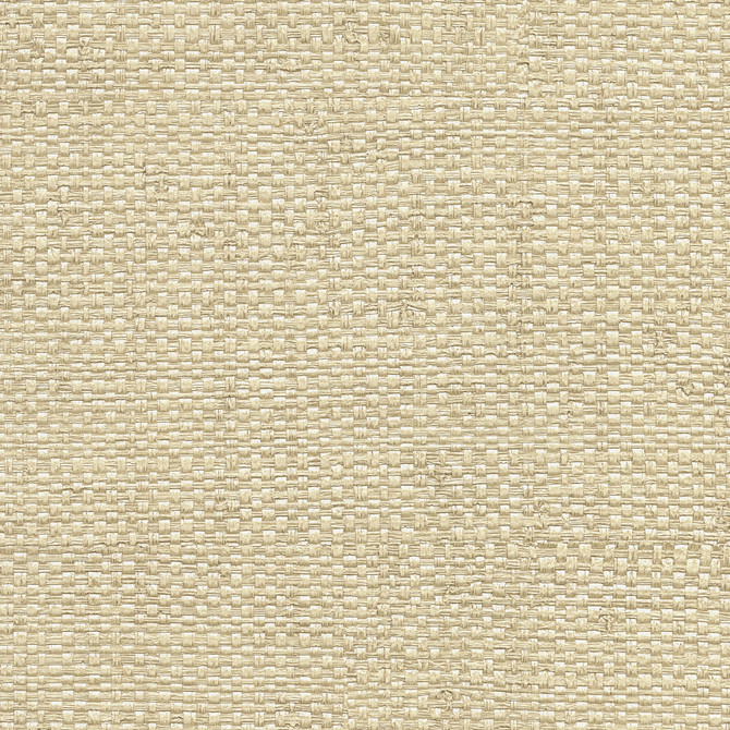 Warner Caviar Cream Basketweave Wallpaper Warner Grasscloth Resource Covers about 60.8 square feet United States Unpasted No repeat, random match 27-in by 27-ft long roll - My Fabric Connection -