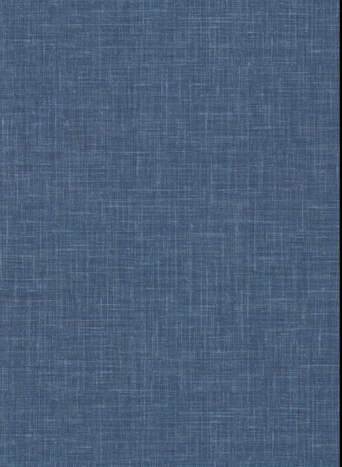 Warner Upton Indigo Faux Linen Wallpaper Warner Textures IX 2754 Main Street Covers about 60.8 square feet United States Unpasted No repeat, random match 27-in by 27-ft long roll - My Fabric Connection -