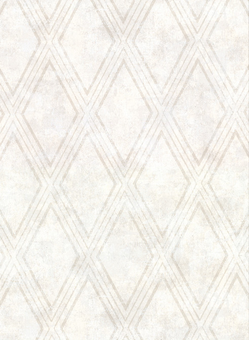 Warner Dartmouth Cream Faux Plaster Geometric Wallpaper Warner Textures IX 2754 Main Street Covers about 60.8 square feet 27-in by 27-ft long roll Unpasted 20.5 - My Fabric Connection -