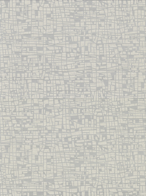 Warner Tiffany Silver Abstract Geometric Wallpaper Warner Textures X Covers about 60.8 square feet United States Unpasted 18-in repeat, drop match 27-in by 27-ft long roll - My Fabric Connection -