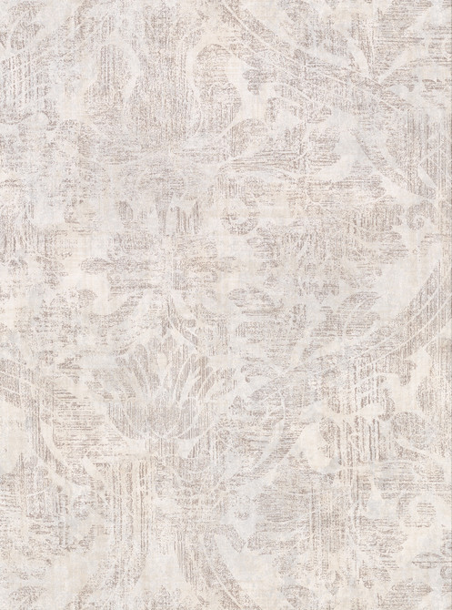 Warner Abigail Cream Damask Wallpaper Warner Textures X Covers about 60.8 square feet United States Unpasted 24-in repeat, straight match 27-in by 27-ft long roll - My Fabric Connection -
