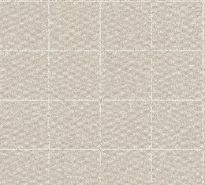 Advantage Kishi Neutral Tile Wallpaper Windsong Covers about 57.5 square feet Germany Unpasted 5.1-in repeat, straight match 20.9-in by 33-ft long roll - My Fabric Connection -