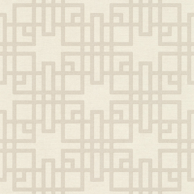 Advantage Mana White Trellis Wallpaper Windsong Covers about 57.5 square feet 20.9-in by 33-ft long roll Unpasted 20.9 - My Fabric Connection -