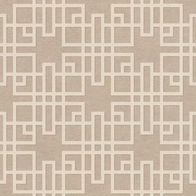 Advantage Mana Beige Trellis Wallpaper Windsong Covers about 57.5 square feet 20.9-in by 33-ft long roll Unpasted 20.9 - My Fabric Connection -